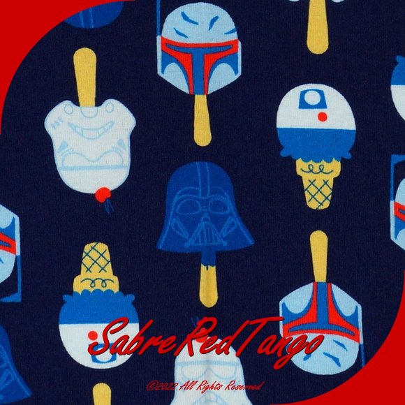 NWT Hanna Andersson Organic Baby Shortie Zip Sleeper Star Wars Navy 90 3T 3 - Picture 3 of 4